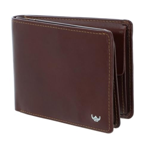 Golden Head Colorado RFID Protect Billfold with Secret Pocket Tobacco