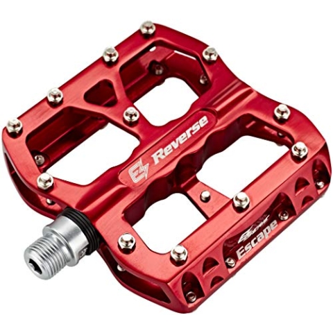 Reverse E-Escape Flat Fahrrad Pedal Light rot