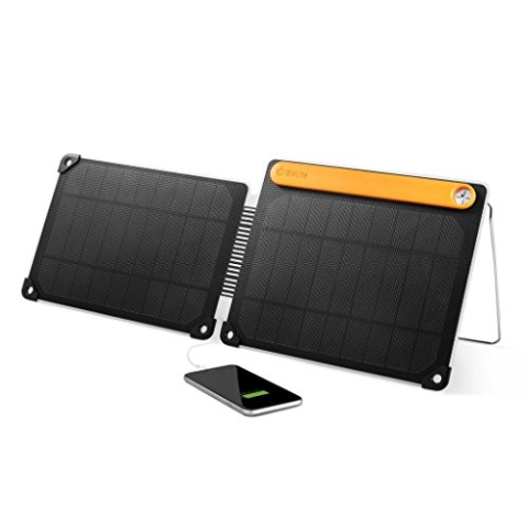 Biolite SolarPanel 10+ mit integrierter Powerbank, 10 Watt, 3000mAh