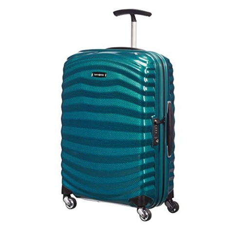 Samsonite Lite-Shock - Spinner S, Handgepäck, 55 cm, 36 L, Blau (Petrol Blue)