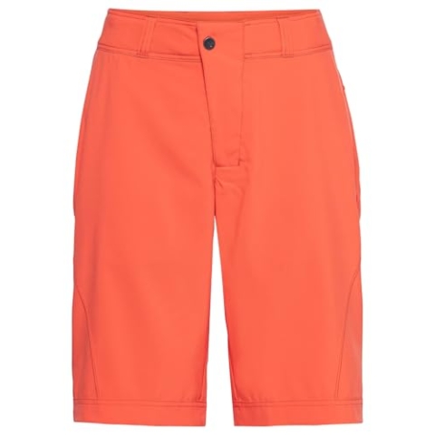 VAUDE Ledro Radlerhose für Damen - Gepolsterte MTB-Shorts mit Innenhose - atmungsaktive & elastische Fahrradhose aus recycelten Materialien, nachhaltig hergestellt