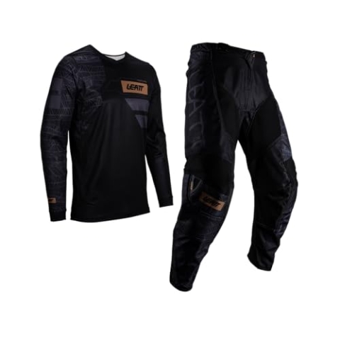 Leatt Unisex-Adult Offroad (Jacke UND Hose) Ride KIT 3.5 SCHWARZ L/US34/EU52 X, Black, L