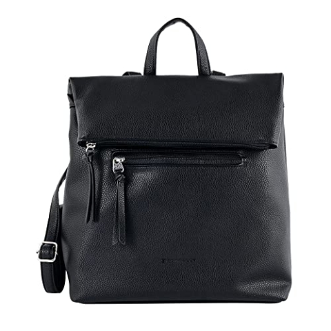TOM TAILOR Tinna Damen City Rucksack Backpack, 12 L Schwarz