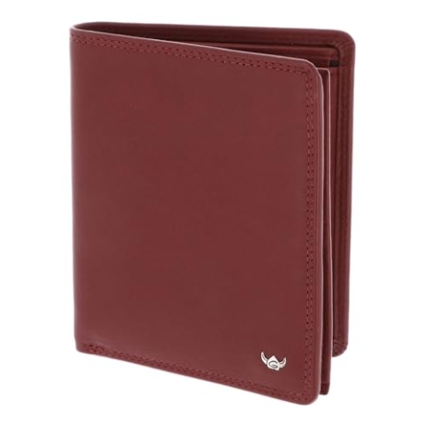 Golden Head Polo RFID Protect Billfold Coin Wallet Red