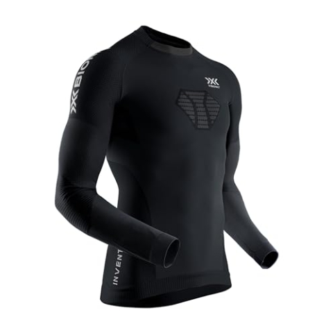 X-Bionic Invent 4.0 Running Langarm-Lauf-Kompressions-Jersey-T-Shirt