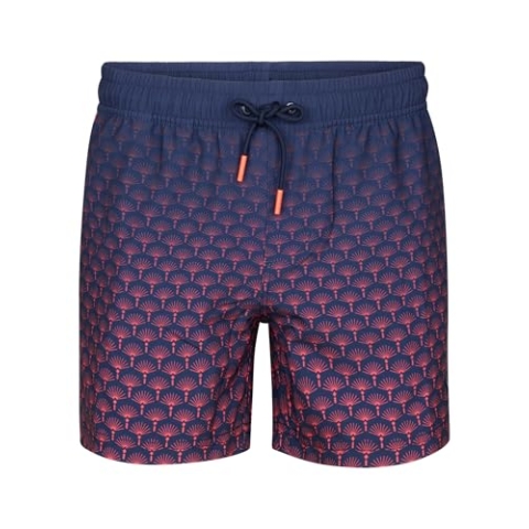 Petrol Industries - Badehose mit Allover-Muster Surfpoint Rosa S