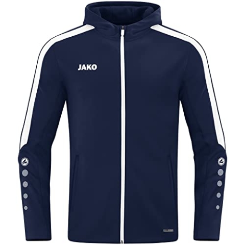 JAKO Kinder Kapuzenjacke Power, Marine, 128