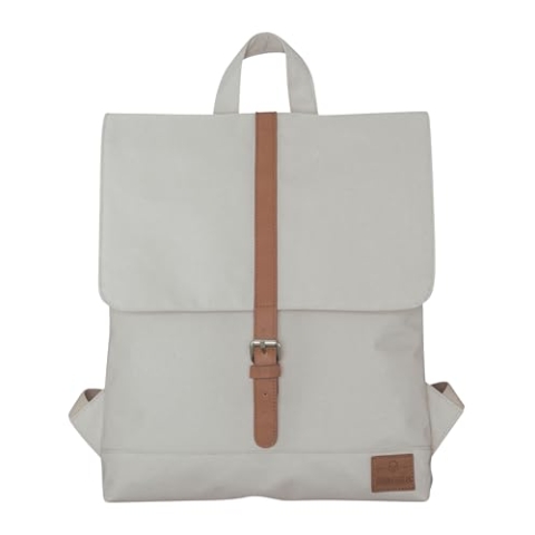 Johnny Urban Rucksack Damen - Mia - Schlanke Tasche mit Laptopfach - Aus Recyceltem PET - 7L - Wasserabweisend - Sand