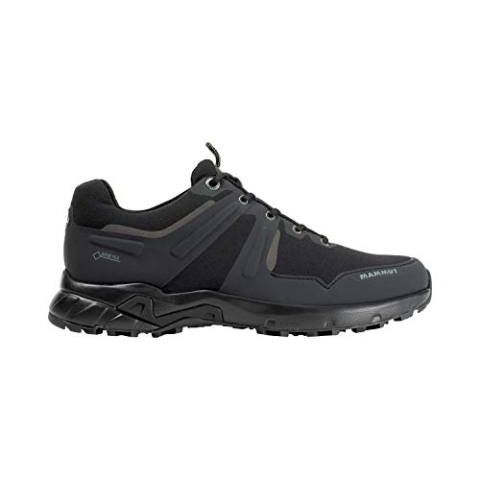 Mammut Ultimate Pro Low GTX Women | Wanderschuhe für Damen, Wasserdichte Sportschuhe für Outdoor, Gore-tex Schuhe, Trekkingschuhe für Leichte Wanderungen, Bergschuhe | Schwarz, 8.5