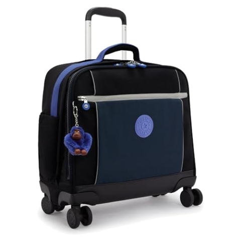 Kipling New STORIA Large Wheeled Bag, Carry On, True Block (Blue)
