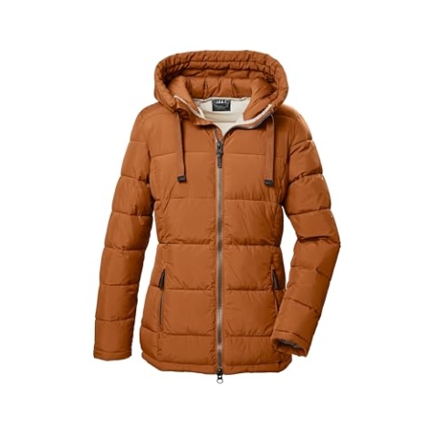 G.I.G.A. DX Damen Steppjacke mit Kapuze GW 68 WMN QLTD JCKT, hellrost, 42, 42390-000