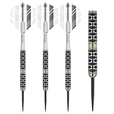 WINMAU Steve Brown 24 Gram Tungsten Darts with Prism Flights and Shafts (Stems)