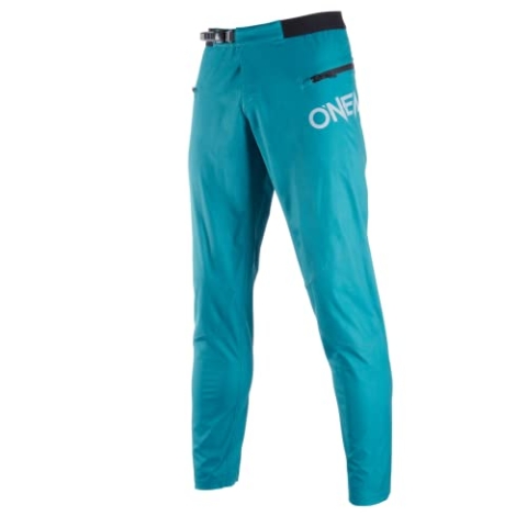 O'NEAL | Mountainbike-Hose | MTB Mountainbike DH Downhill FR Freeride | Athletische Passform, Leichtgewichtiger und atmungsaktiver Stretch | Trailfinder Pants V.22 | Erwachsene | Petrol | Größe 36/52