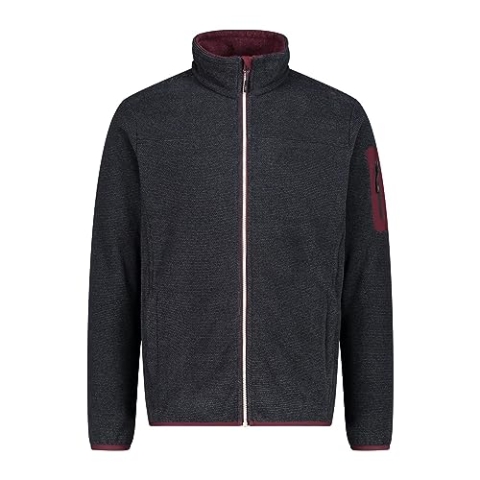CMP - Herrenjacke, Anthrazit-Burgund, 54