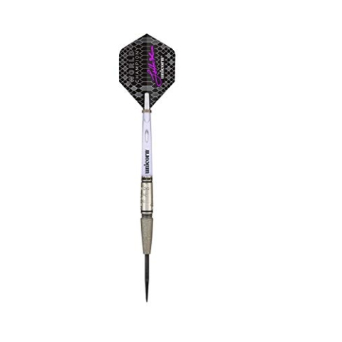 Unicorn 2019 Edition-Jelle Klaasen World Champion 97 Percent Dartpfeile mit Stahlspitze, schwarz/violett, 20 g
