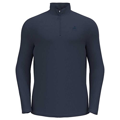 Odlo Herren Langarm Shirt mit halben Reißverschluss BERRA, dark sapphire, XXL