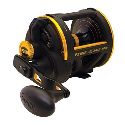 PENN Squall Lever Drag Multirollen, 50-Pound/420-Yard