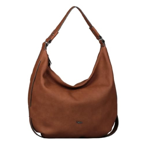 Gabor bags Malu Damen Hobo Bag Schultertasche Mittelgroß Cognac Braun