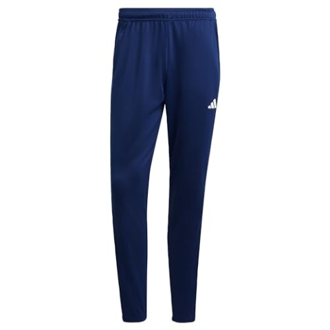 adidas Herren Train Essentials 3-Stripes Training Pants, Dark Blue/White, XXL