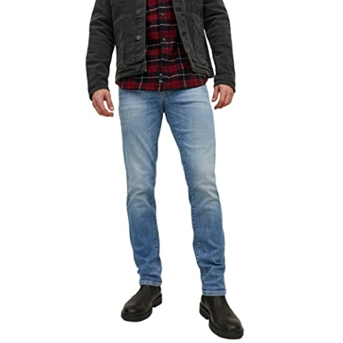 JACK & JONES Male Slim Fit mit geradem Bein JJITIM JJDAVIS JJ 074 NOOS Slim Fit mit geradem Bein