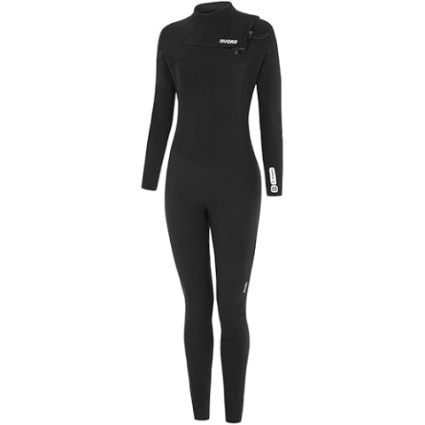 Nyord 2024 Frauen Tempus 3/2mm Brustreißverschluss Neoprenanzug N04BA00018 - Black