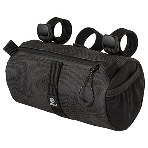 AGU Lenkertasche Roll Bag, 1,5L Fahrradtasche Lenker Vorne für Bikepacking, Wasserabweisend, Reflektierend, Einfache Montage, 100% Recyceltes Polyester - Reflective Mist