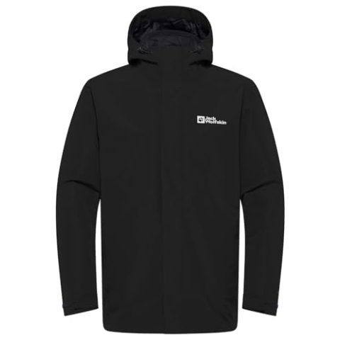 Jack Wolfskin Herren Altenberg 3in1 Jkt M, Schwarz, M EU