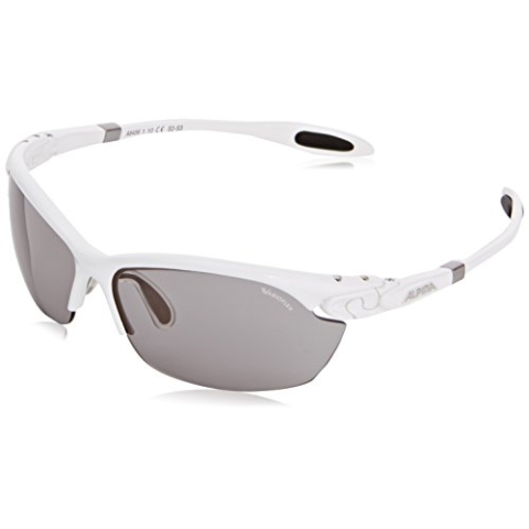 ALPINA Sonnenbrille Performance Twist Three 2.0 VL Outdoorsport-Brille, White, One Size