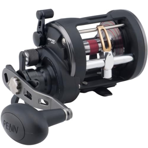 Penn Warfare 20 Level Wind Reel - Rechtshand Multirolle zum Hochseeangeln, Angelrolle zum Meeresangeln, Pilkrolle, Rolle