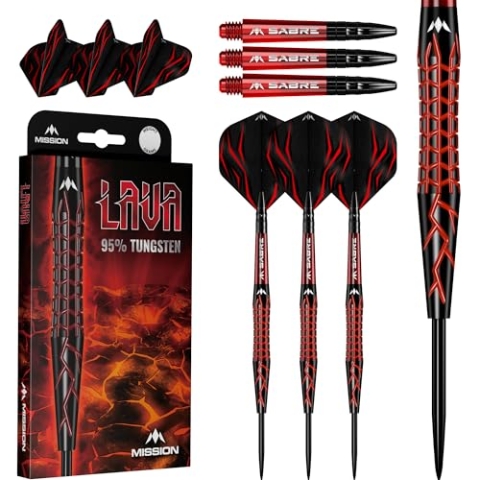 Mission Lava 95% - Steeldarts 24 Gramm