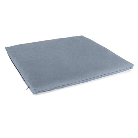 LOTUSCRAFTS® Meditationsmatte, Zabuton STANDARD, 4cm Dicke, Lotuscrafts Meditationskissen, Unterlage für entspannte Meditation, Waschbarer Bezug aus 100% Baumwolle, GOTS Zertifiziert