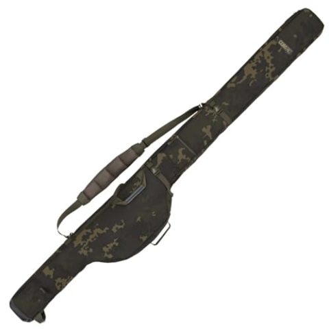 Korda Compac 3 Rod Holdall 10ft Dark Kamo - Rutentasche, Rutenfutteral, Angeltasche, Zubehörtasche, Tragetsche für Karpfenruten