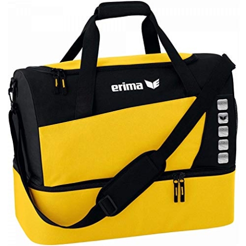 erima Sporttasche mit Bodenfach, gelb/schwarz, L, 76 Liter, 723338