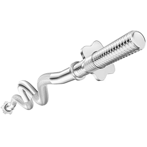 Hop-Sport Langhantelstange - 120 cm | 150 cm | 167 cm | 180 cm, SZ Stange 120 cm, super SZ Stange 120 cm, Kurzhantelstange 40 cm; ⌀ 30mm, aus verchromtem Stahl (SUPER SZ-Curlstange 120 cm x 30 mm)