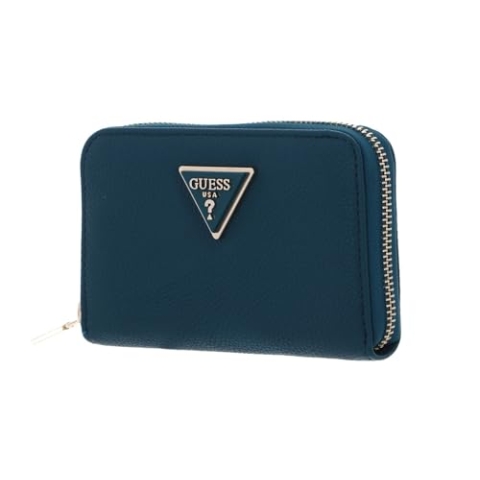 GUESS Meridian SLG Medium Zip Around Wallet Teal