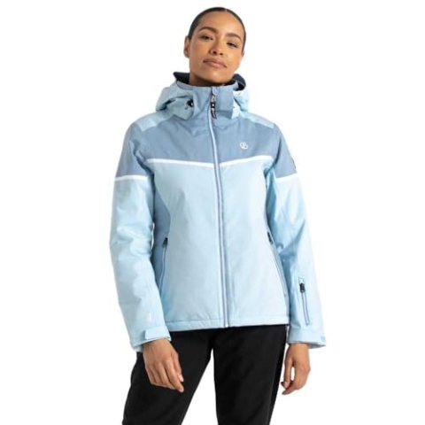 Dare 2b Damen Carving Jacke, Quiet Blue/Ashley Blue, 42