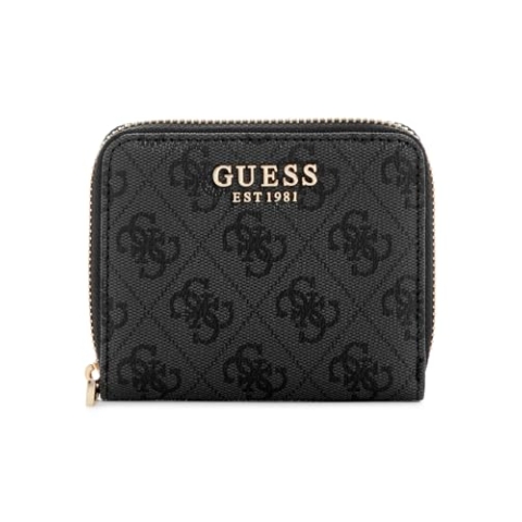 GUESS Laurel II SLG Small Zip Around Wallet Coal Logo
