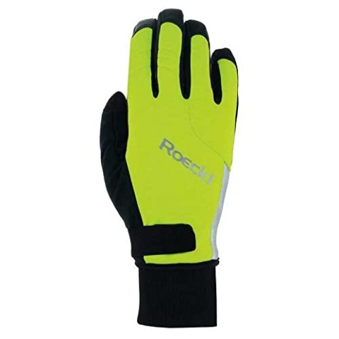 Roeckl Damen, Herren Fahrradhandschuhe Villach 2 Fluo Yellow 10