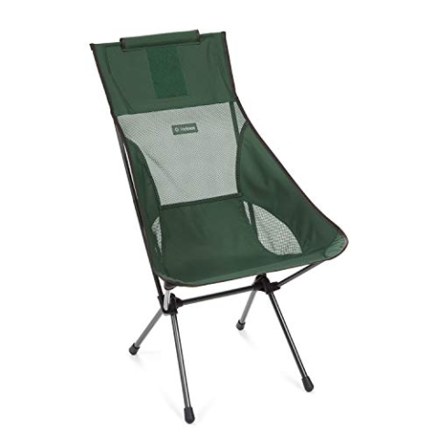 Helinox Sunset Chair | Mit seinem erweiterten Design ist Dieser Stuhl möglicherweise die ultimative Kombination aus Verstaubarkeit, Komfort und Unterstützung (Forest Green)