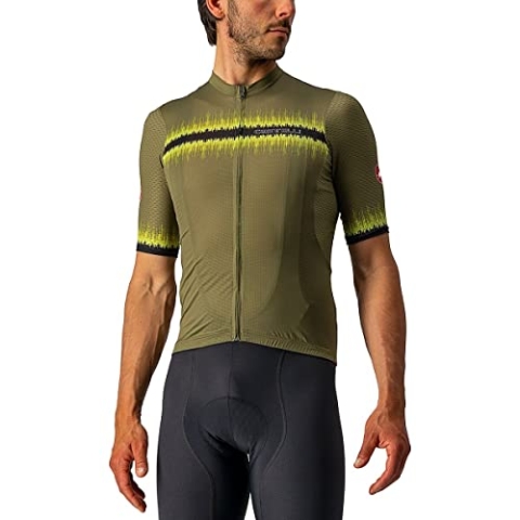 CASTELLI Men's GRIMPEUR Jersey Sweatshirt, Moss Green, XXL