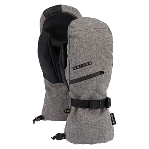 Burton Herren Gore Fäustlinge, Gray Heather, M