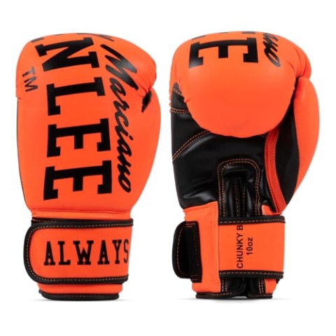 BENLEE Boxhandschuhe aus Kunstleder Chunky B 12 oz, Neon Orange