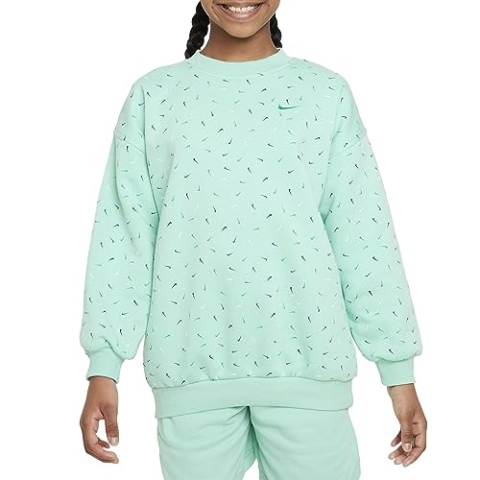 Nike Club Sweatshirt Emerald Rise/Clear Jade Ii 128