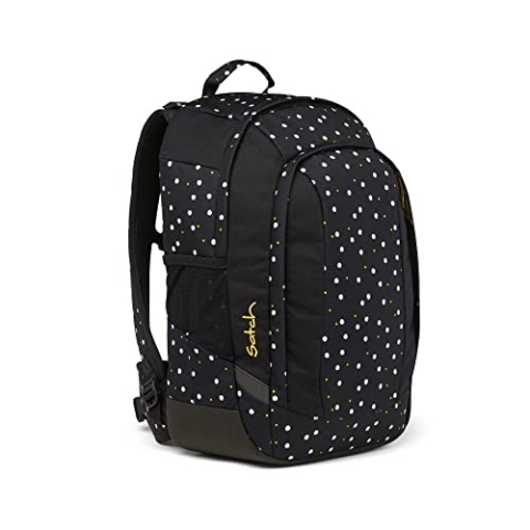 Satch Unisex-Adult Air Rucksack Lazy Daisy, Schwarz, Weiß, Gelb (Mehrfarbig), One Size