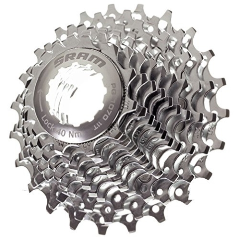 Sram PG-1070 PowerGlide II Kassette 10-Fach Silber Ausführung 11-28T 2019 Zahnkranz