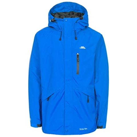 Trespass Corvo Jacket, Blue, XL, Wasserdichte Jacke für Herren, X-Large, Blau