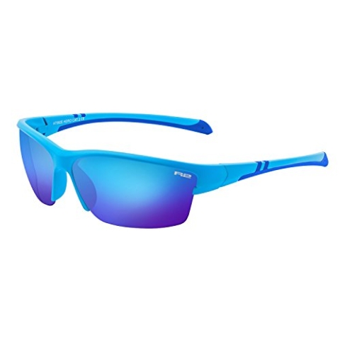R2 Sportsonnenbrille Hero für Kinder | Sonnenbrille | Radbrille | Laufbrille | Wechselglas