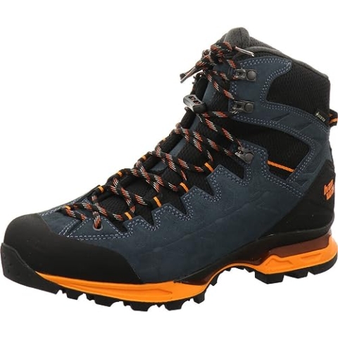 Hanwag Men's Makra Trek GTX Wanderstiefel, Steel Orange, 10.5 UK