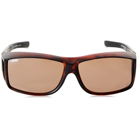 uvex ultra spec l - Sportbrille für Damen und Herren -100% UVA-, B, C Schutz - druckfreier Sitz & perfekter Halt - havanna/brown - one size