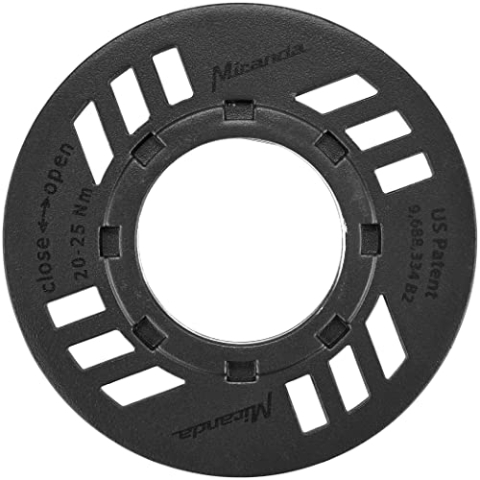 Miranda Kettenschutz mit O-Ring für Bosch Antrieb, schwarz E-Bike Zubehör, One Size